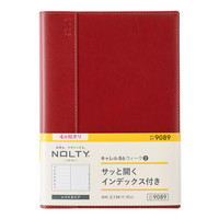 #日本能率協会 NOLTY 手帳 2025年 4月始まり B6 ウィークリー キャレル 2 レッド 9089