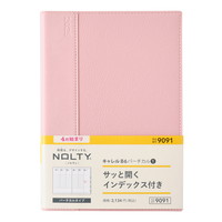 #日本能率協会 NOLTY 手帳 2025年 4月始まり B6 バーチカル キャレル 1 ピンク 9091