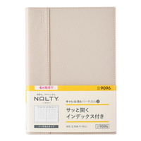 #日本能率協会 NOLTY 手帳 2025年 4月始まり B6 バーチカル キャレル 2 ベージュ 9096