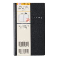 #日本能率協会 NOLTY 手帳 2025年 4月始まり ウィークリー ワイド 1 ブラック  9100