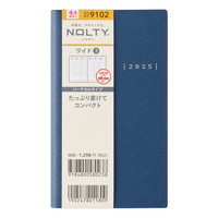#日本能率協会 NOLTY 手帳 2025年 4月始まり ウィークリー ワイド 3 ネイビーブルー  9102