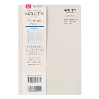 #日本能率協会 NOLTY 手帳 2025年 4月始まり A5 マンスリー ティオ グレー 9301