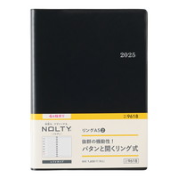 #日本能率協会 NOLTY 手帳 2025年 4月始まり A5 ウィークリー リング 黒 9618
