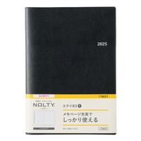 #日本能率協会 NOLTY 手帳 2025年 4月始まり B5 ウィークリー エクリ 1 ブラック 9651
