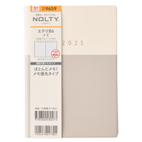 #日本能率協会 NOLTY 手帳 2025年 4月始まり B6 ウィークリー エクリ メモ ベージュ 9659