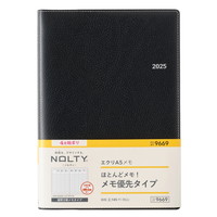 #日本能率協会 NOLTY 手帳 2025年 4月始まり A5 ウィークリー エクリ メモ ブラック 9669