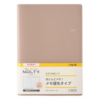 #日本能率協会 NOLTY 手帳 2025年 4月始まり A5 ウィークリー エクリ メモ グレージュ 9670
