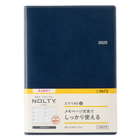 #日本能率協会 NOLTY 手帳 2025年 4月始まり A5 ウィークリー エクリ 2 ネイビー 9673