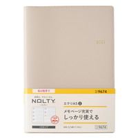 #日本能率協会 NOLTY 手帳 2025年 4月始まり A5 ウィークリー エクリ 2 ベージュ 9674