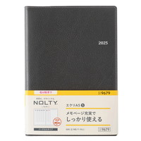 #日本能率協会 NOLTY 手帳 2025年 4月始まり A5 ウィークリー エクリ 5 ダークグレー 9679