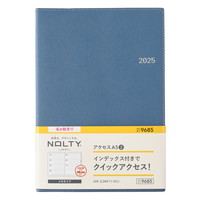 #日本能率協会 NOLTY 手帳 2025年 4月始まり A5 ウィークリー アクセス 2 ブルー 9685