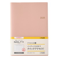 #日本能率協会 NOLTY 手帳 2025年 4月始まり A5 ウィークリー アクセス 3 ピンク 9688