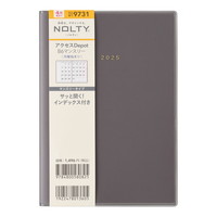 #日本能率協会 NOLTY 手帳 2025年 4月始まり B6 マンスリー アクセス Depot 月曜始まり ブラック 9731