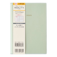 #日本能率協会 NOLTY 手帳 2025年 4月始まり B6 マンスリー アクセス Depot 日曜始まり 抹茶 9734