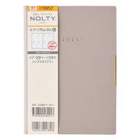 #日本能率協会 NOLTY 手帳 2025年 4月始まり B6 ウィークリー エクリPlus 8 グレージュ 9857
