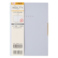 #日本能率協会 NOLTY 手帳 2025年 4月始まり B6 ウィークリー エクリPlus メモ アイスブルー 9859
