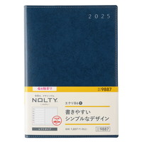 #日本能率協会 NOLTY 手帳 2025年 4月始まり B6 ウィークリー エクリ 1 ブルー 9887