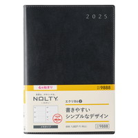 #日本能率協会 NOLTY 手帳 2025年 4月始まり B6 ウィークリー エクリ 2 ブラック 9888