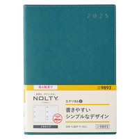 #日本能率協会 NOLTY 手帳 2025年 4月始まり B6 ウィークリー エクリ 2 ブルーグリーン 9893