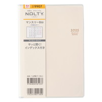 #日本能率協会 NOLTY 手帳 2025年 4月始まり B6 マンスリー 月曜始まり バニラ 9907