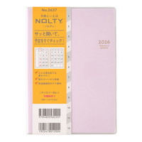 #日本能率協会 NOLTY 手帳 2026年 B6 マンスリー ラベンダー 2637 (2025年 11月始まり)
