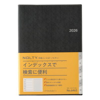 #日本能率協会 NOLTY 手帳 2026年 A5 ウィークリー アクセス 1 ブラック 6463 (2025年 12月始まり)