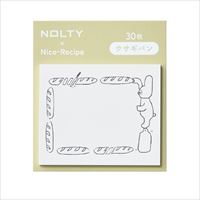 #日本能率協会(国内販売のみ） 付箋 NOLTY付箋・ニコレシピコラボ  ウサギパン NNF04