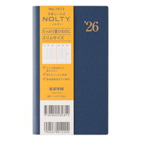 #日本能率協会 NOLTY 手帳 2026年 ウィークリー ワイド 3 ネイビーブルー 1413 (2025年 12月始まり)