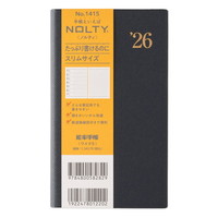 #日本能率協会 NOLTY 手帳 2026年 ウィークリー ワイド 5 ブラック 1415 (2025年 12月始まり)