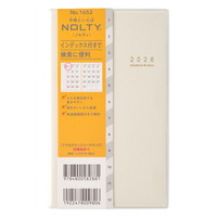 #日本能率協会 NOLTY 手帳 2026年 マンスリー アクセスグランデ ホワイト 1652 (2025年 12月始まり)