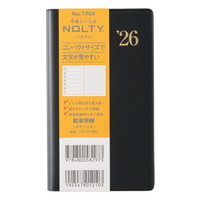 #日本能率協会 NOLTY 手帳 2026年 ウィークリー ポケット 2 黒 1904 (2025年 12月始まり)