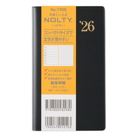 #日本能率協会 NOLTY 手帳 2026年 ウィークリー ポケット 7 黒 1908 (2025年 12月始まり)