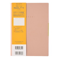 #日本能率協会 NOLTY 手帳 2026年 B6 ウィークリー エクリPlus メモ ピンク 2319 (2025年 12月始まり)