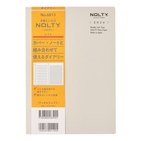 #日本能率協会 NOLTY 手帳 2026年 A5 ウィークリー ティオ グレー 6813(2023年12月始まり)