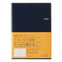 #日本能率協会 NOLTY 手帳 2026年 A5 デイリー メモリー 2 ネイビー 7121 (2026年 1月始まり)