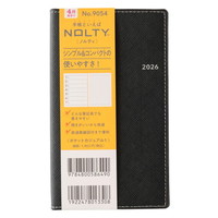 #日本能率協会(国内販売のみ） NOLTY 手帳 2026年 4月始まり ウィークリー ポケットカジュアル 1 ブラック 9054