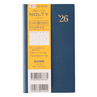 #日本能率協会(国内販売のみ） NOLTY 手帳 2026年 4月始まり ウィークリー ワイド 3 ネイビーブルー  9102