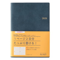 #日本能率協会(国内販売のみ） NOLTY 手帳 2026年 4月始まり A5 デイリー メモリー 3 ブルー 9621