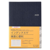 #日本能率協会(国内販売のみ） NOLTY 手帳 2026年 4月始まり A5 ウィークリー アクセス 3 ネイビー 9687