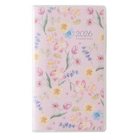 #日本能率協会(国内販売のみ） ペイジェム 手帳 2026年 4月始まり マンスリー リュミエール スリム 日曜始まり ピンク 9955