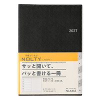 #日本能率（国内販売のみ） NOLTY 手帳 27年度版 A5 ウィークリー アクセス 1 ブラック 6463 (2026年 12月始まり)