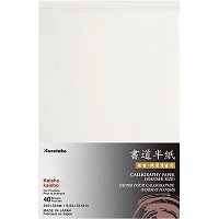 #呉竹(国内販売のみ） 書道用品 因州書道半紙 40枚入 楷書練習清書 LA100-1