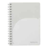#キョクトウ・アソシエイツ ノート パペルール･Ｗリングノート A6 ホワイト PT111W