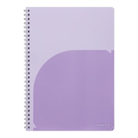 #キョクトウ・アソシエイツ ノート パペルール･Ｗリングノート B5 パープルパープル PT114PU