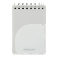 #キョクトウ・アソシエイツ メモ パペルール･Ｗリングメモ･ A7 ホワイト E982W