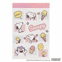 #クツワ(国内販売のみ） メモ帳 ミニメモ  スヌーピー 672SQB