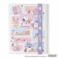 #クツワ(国内販売のみ） ファイリング用品 クリアホルダー A4･7ポケット･バンド付 スヌーピー 675SQ