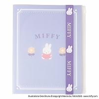 #クツワ(国内販売のみ） ファイリング用品 クリアホルダー A4･7ポケット･バンド付 ミッフィー MF949
