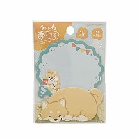 #クツワ 付箋 うたたね夢付箋  シバイヌ SC251F