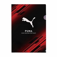 #クツワ(国内販売のみ）  PUMA･クリアホルダー A4 ブラック PM611BK